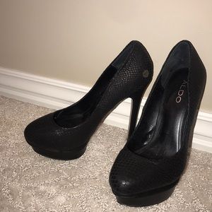 Beautiful snake skin stilettos